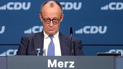 German Chancellor Friedrich Merz, CDU party chairman, attends the CDU federal party conference, in Stuttgart, Germany, Friday 20 February, 2026.