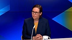 Die schwedische Außenministerin Maria Malmer Stenergard bei Europe Today 