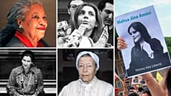 Toni Morrison, Gisèle Halimi, Mahsa Amini, Simone Veil, Simone de Beauvoir