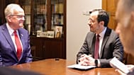 Η συνάντηση του Προέδρου της Κυπριακής Δημοκρατίας με Γεωρουσιαστές των ΗΠΑ