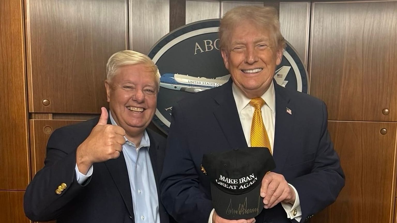 لیندسی گراهام و ترامپ