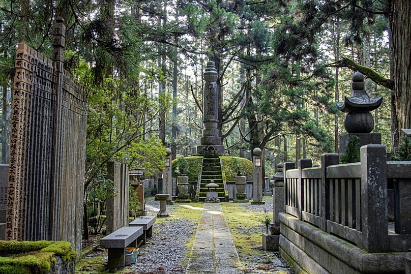 Okunoin is home to more than 200,000 graves