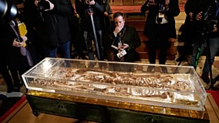 Italy: St Francis of Assisi's bones on public display for first time