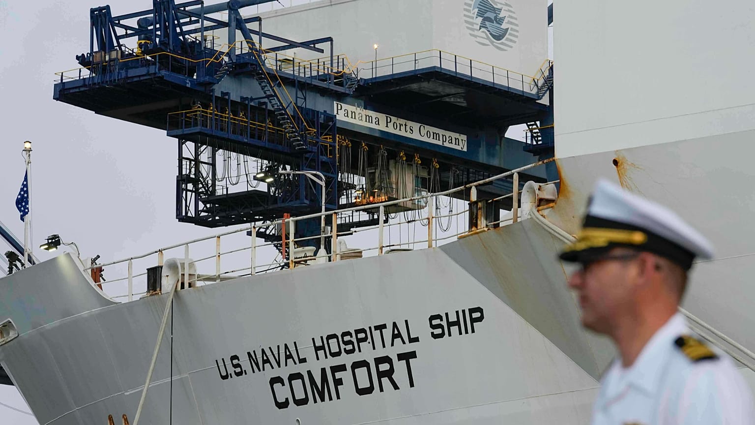 Illusztráció: egy amerikai kórházhajó - 2025, Panama