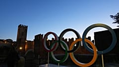 Olympische Ringe in Verona