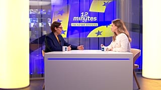 Sweden’s Minister for Foreign Affairs Maria Malmer Stenergard during an interview with Euronews in Brussels, 23 February 2026.