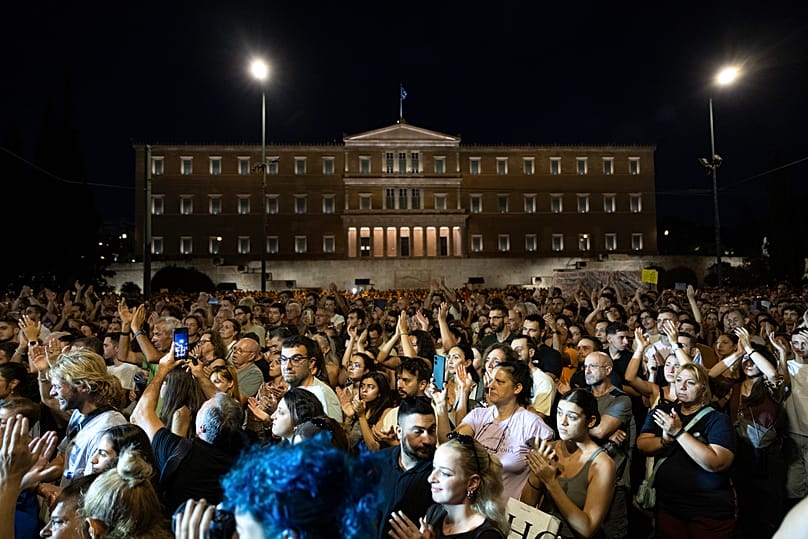 Διαδήλωση στο Σύνταγμα