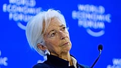 EZB-Präsidentin Christine Lagarde nimmt am Weltwirtschaftsforum in Davos in der Schweiz teil, am 23. Januar 2026.