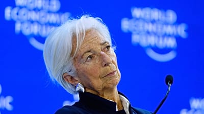 ECB President Christine Lagarde attends the World Economic Forum in Davos, Switzerland, Jan. 23, 2026