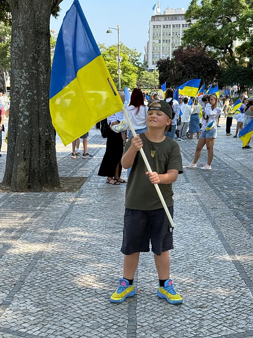 Myron na Avenida da Liberdade em Lisboa. 24 de agosto 2025