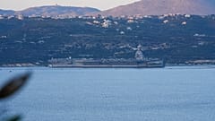 Der US-Flugzeugträger Gerald R. Ford in Souda