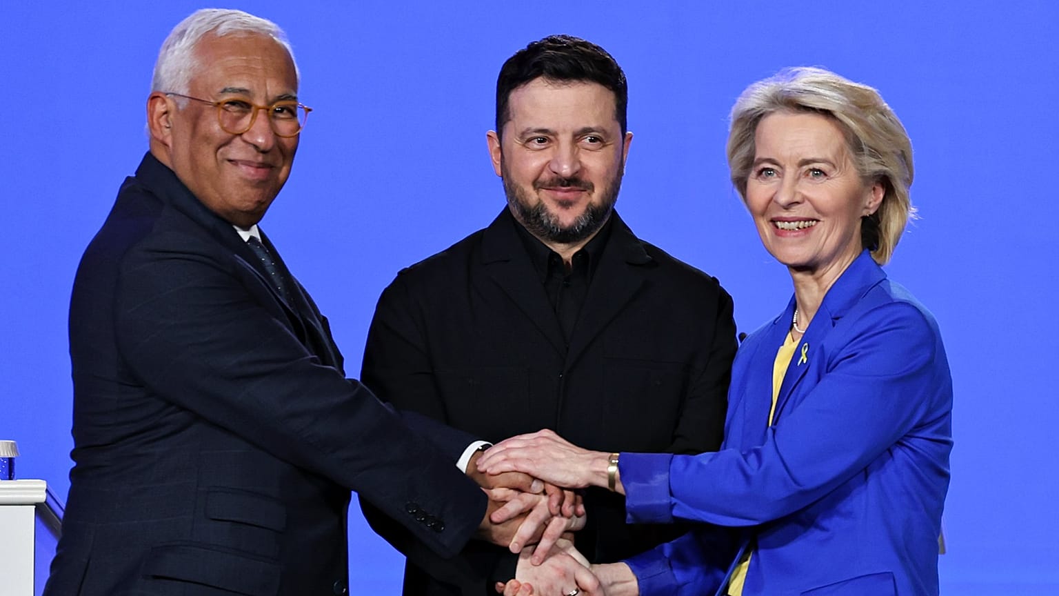 Von der Leyen and Costa met with Zelenskyy in Kyiv.