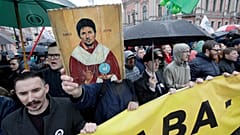 Manifestation contre une tentative de blocage de l'application en Russie, à Saint-Pétersbourg, le 1er mai 2018.