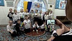 Дети украинских беженцев в школе "Масорет Авот