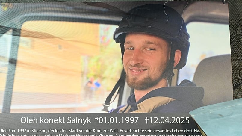 Bild von Oleh "konekt" Salnyk, der von einer russischen Drohne getötet wurde, 24.02.2026