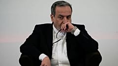 وزير الخارجية الإيراني عباس عراقجي يحضر ندوة في بيروت، لبنان، يوم الجمعة 9 يناير/كانون الثاني 2026. 