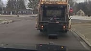 Ohio police chase and arrest suspect after sanitation worker finds him in a trash can