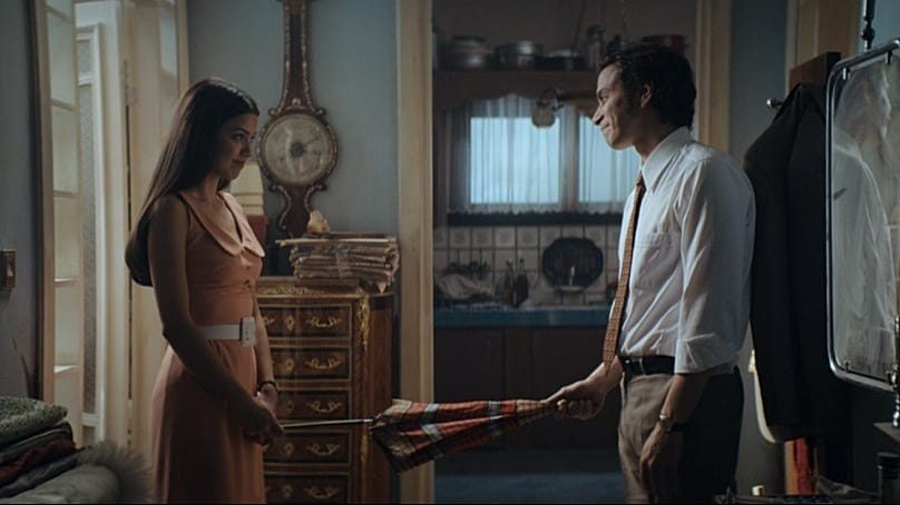 Eylül Lize Kandemir and Selahattin Paşalı in a scene from 'The Museum of Innocence' 