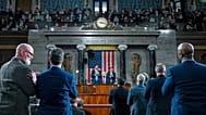 President Donald Trump delivers the State of the Union address to a joint session of Congress in the House chamber at the US Capitol, 24 February 2026.