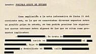 A portion of a facsimile of a document related to the 1981 coup, declassified by the Spanish government.on 24 February 2026