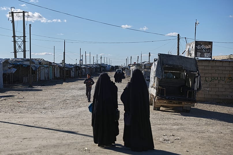 مخيم الهول في محافظة الحسكة شمال شرقي سوريا