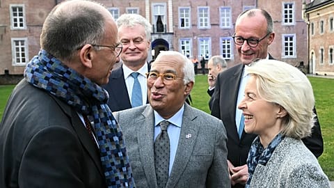 Les dirigeants de l’UE au château d'Alden Biesen à Bilzen-Hoeselt