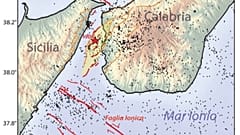 Mapa da zona de Ingv