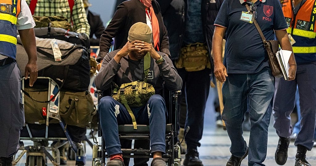 11 South African men allegedly tricked into fighting in Ukraine return