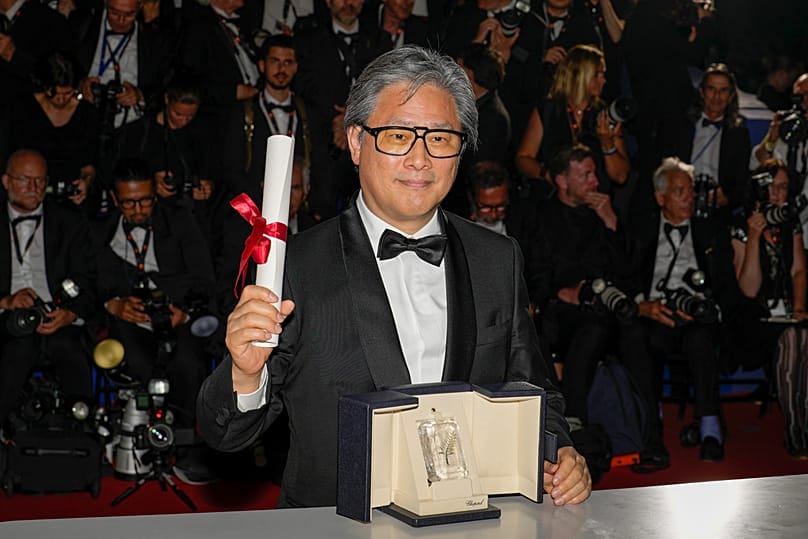 Park Chan-wook, winner of the award for best director for 'Decision to Leave' - Cannes 2022