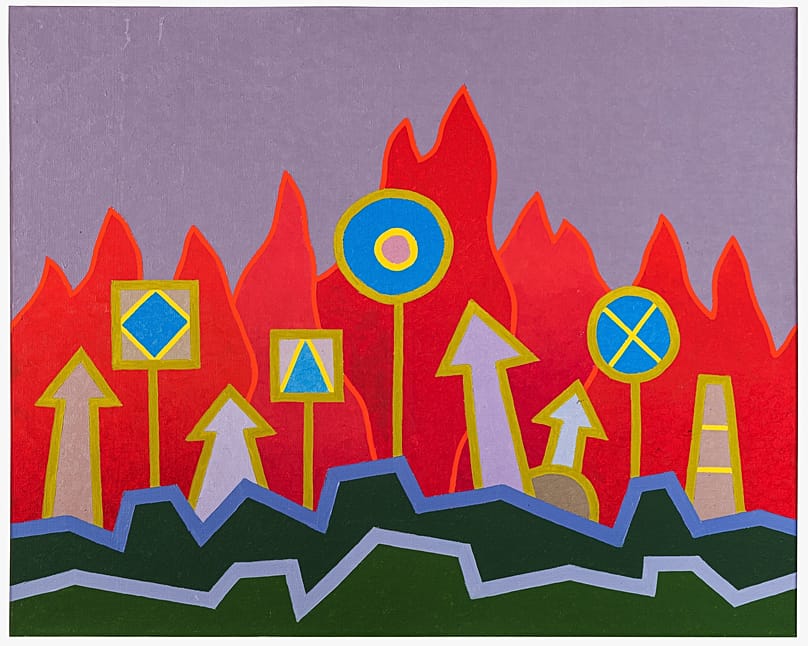 Signal No 2, 1970 80 x 100 εκ., λάδι σε καμβά