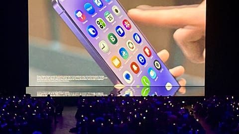 Samsung unveils its latest Galaxy smartphones during a showcase in San Francisco on Wednesday, Feb. 25, 2026.