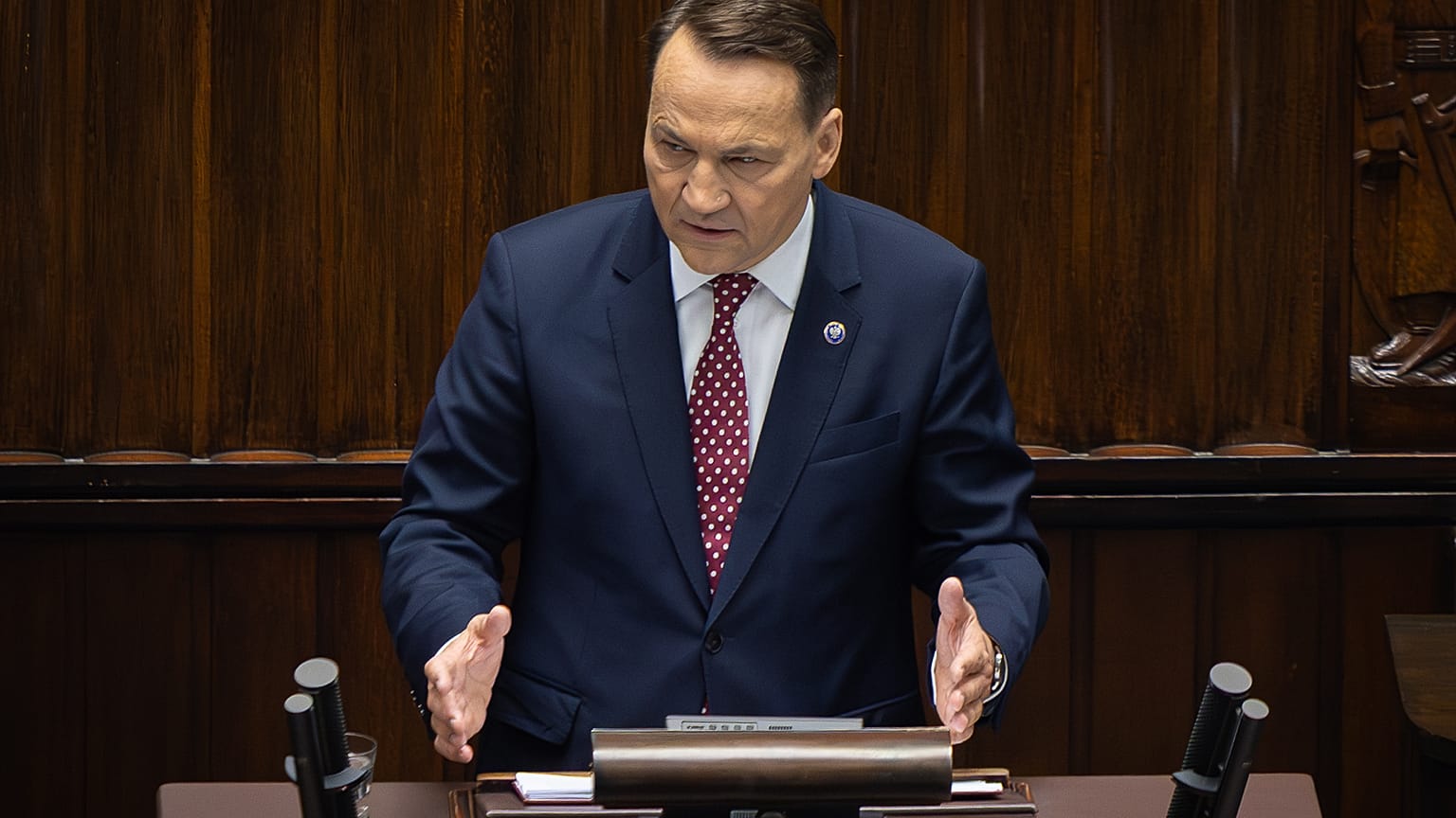 Radosław Sikorski wygłasza exposé w Sejmie, 26.02.2026 r.