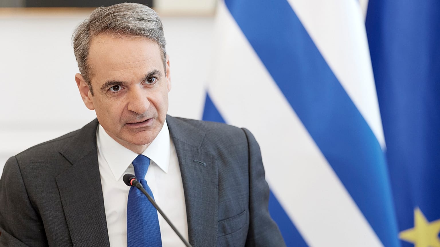 Ο Κυριάκος Μητσοτάκης στο Υπουργικό Συμβούλιο