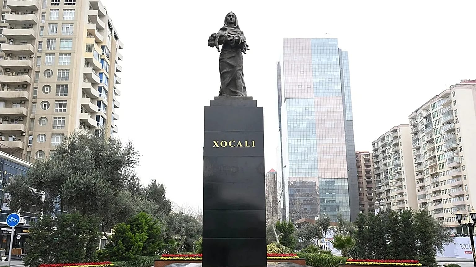 Khojaly Massacre Memorial in Baku, Azerbaijan