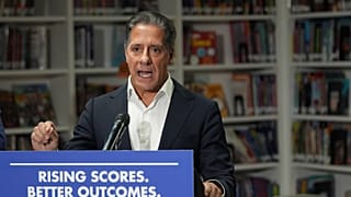 Alberto Carvalho, superintendente do Distrito Escolar Unificado de Los Angeles,  na quinta-feira, 9 de outubro de 2025.