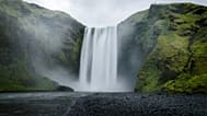 Skógafoss in Iceland – somewhere you can visit on a stopover with Icelandair