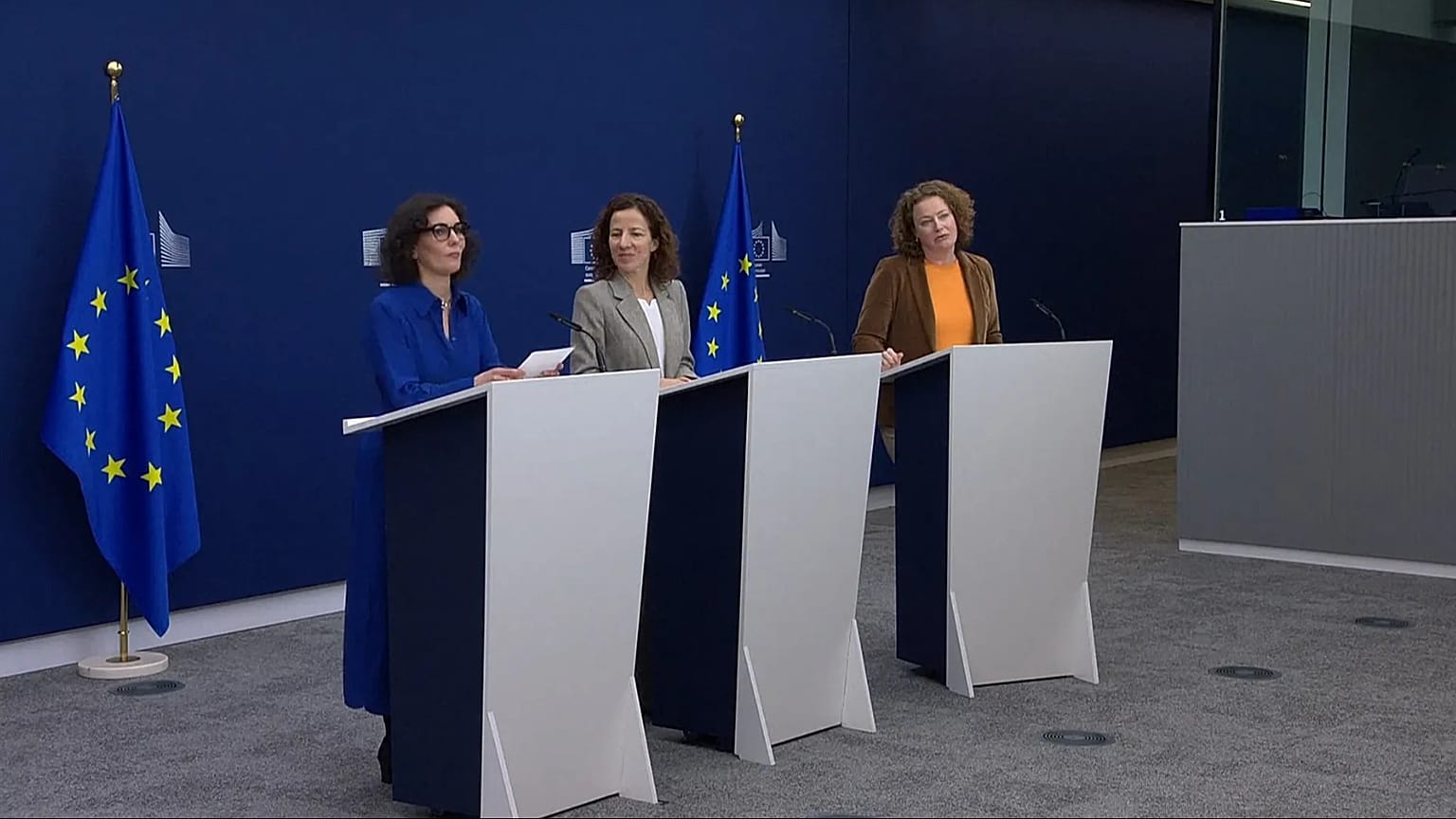 The European Commission announced member states can use EU funds for cross-border abortion access, Brussels, Belgium, Feb. 26, 2026