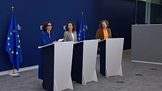 The European Commission announced member states can use EU funds for cross-border abortion access, Brussels, Belgium, Feb. 26, 2026