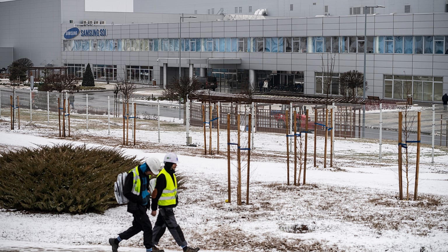 Illusztráció: a gödi gyár egy 2020-ban készült felvételen