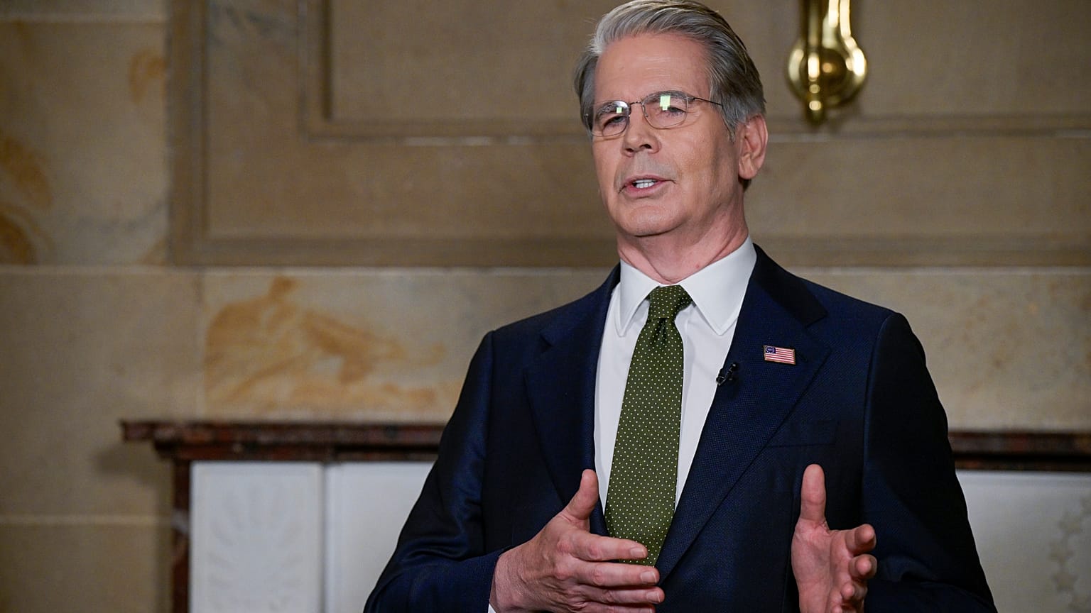 ABD Hazine Bakanı Scott Bessent, Washington'daki ABD Kongre Binası'nda, 24 Şubat 2026.