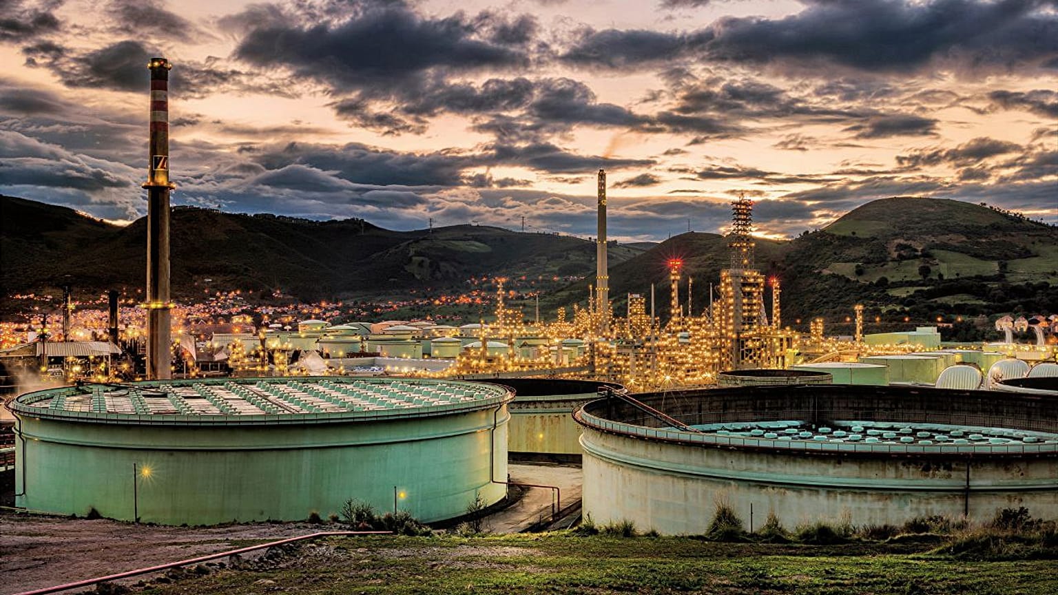 Refinería Petronor en Muskiz
