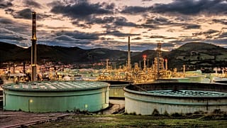 Refinería Petronor en Muskiz