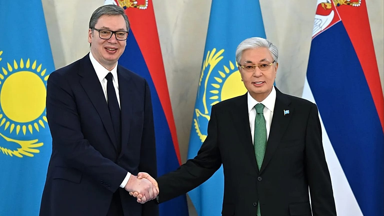 Vucic and Tokayev