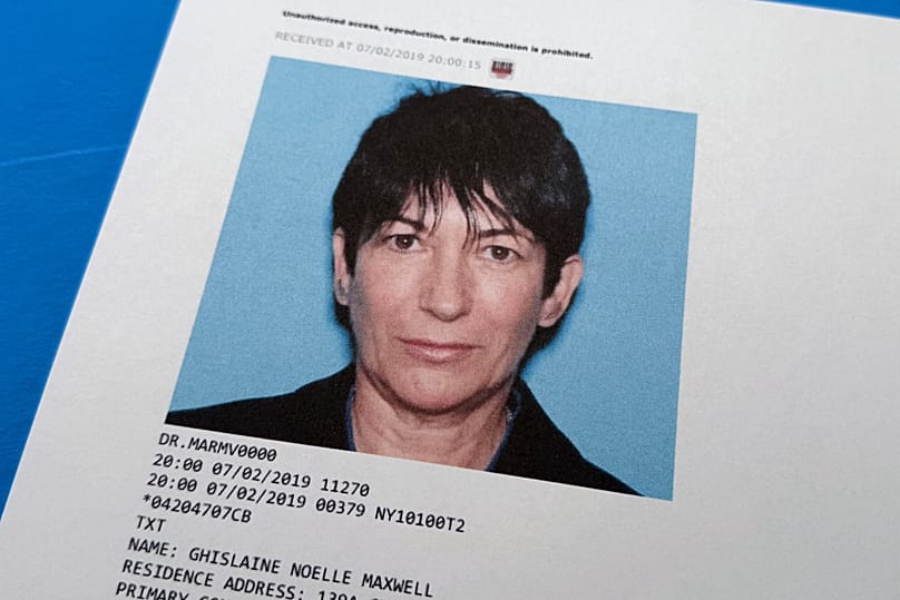 Ghislaine Maxwell amerikai aktája