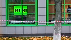 Russian President Vladimir Putin at the ceremony marking the launch of the RT India television channel, New Delhi, India, Friday 5 December 2025.
