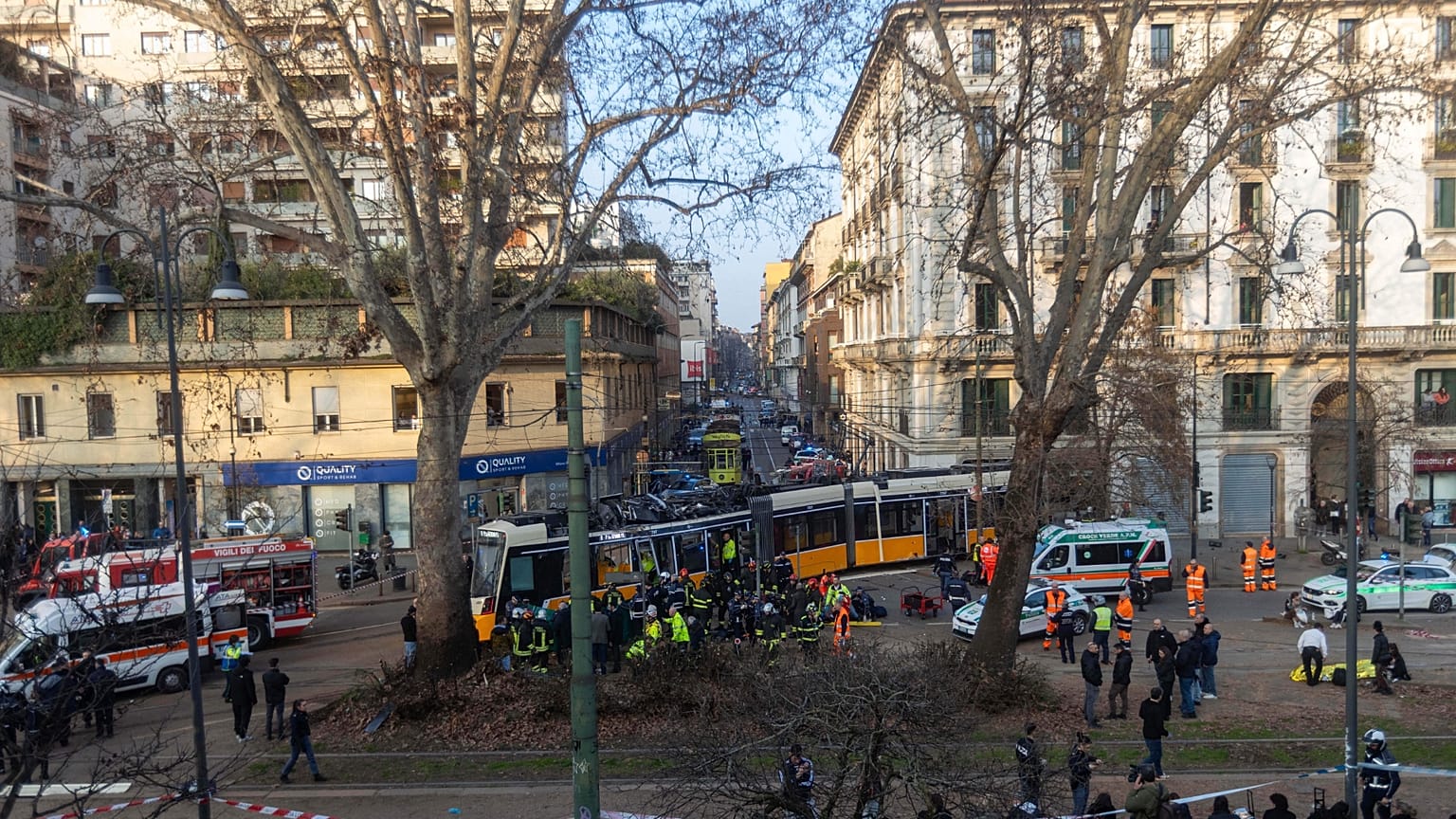 A baleset helyszíne 2026. február 27-én