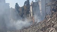 Irans Staatsfernsehen zeigt Zerstörung am Ort des Angriffs
