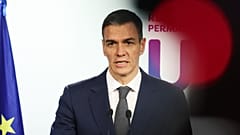 Der spanische Premierminister Pedro Sanchez spricht während einer Pressekonferenz zum Abschluss des EU-Gipfels in Brüssel,