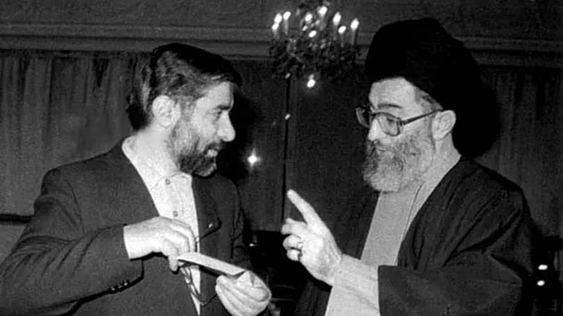 Alí Jamenei y Mir Hossein Mousavi