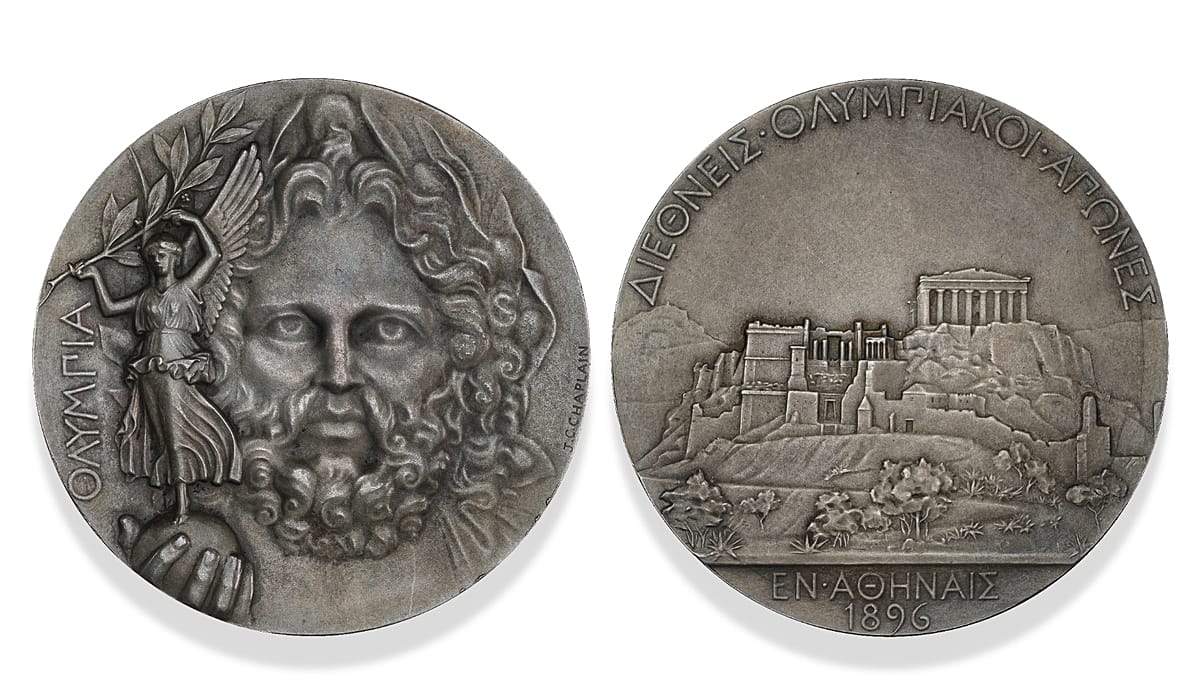 'A rare crown jewel': World's first modern Olympic medal fetches €120,000 at auction